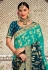 Aqua banarasi silk half n half saree 5202