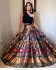 Bollywood Model Black banarasi silk lehenga