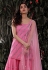 Pink georgette sharara suit 15004