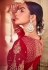 Maroon faux georgette long anarkali suit 1002