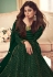 Shamita shetty green georgette long anarkali suit 8529D