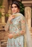 Grey net abaya style anarkali suit 2020