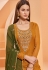 Mustard georgette sharara suit 2033