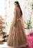 Brown net long anarkali suit 5303