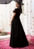 Black net long anarkali suit 5308