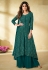 Shamita shetty teal sequins work palazzo suit 9178