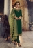 Green georgette pant style suit pant 23027a