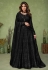 Shamita shetty black georgette abaya style anarkali suit 9148