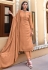 Peach viscose pant style suit 3174