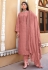 Pink viscose kameez with pant 3173