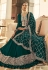 Green georgette readymade abaya style anarkali suit 148336