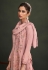 Pink muslin pant style suit 1118