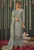 Grey cotton silk kameez with palazzo 3723