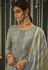 Grey cotton silk kameez with palazzo 3723