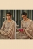 Brown cotton silk kameez with palazzo 3721