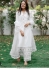 Bollywood Alia Bhat Inspired White Organza lace kurti palazzo set