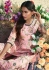 Rose color Short Peplum kurti with Sharara pant