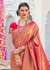 Ceremonial Bridal Red Woven Kanjivaram 123006