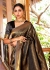 ROYAL PRINCESS GOLDEN BLACK WOVEN KANJIVARAM 145006D