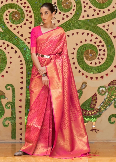 BRIDAL PINK KANJIVARAM SILK 198002