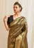 GOLDEN BLACK WOVEN KANJIVARAM 123006A