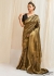 GOLDEN BLACK WOVEN KANJIVARAM 123006A