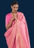 ROYAL PRINCESS GOLDEN ROSE PINK WOVEN KANJIVARAM 145003D