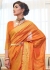 JAFFA ORANGE WOVEN SILK KANJIVARAM 147002