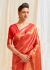 GOLDEN RED WOVEN KANJIVARAM 123006E