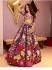 Bollywood Model Multi color georgette floral lehenga