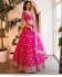 Bollywood Model Rani Pink silk wedding lehenga choli