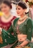 Green georgette circular lehenga choli 2204