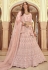 Pink crepe circular lehenga choli 7903