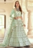 Light green crepe circular lehenga choli 7906