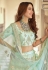 Light green crepe circular lehenga choli 7906