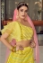 Yellow art silk a line lehenga choli 9702