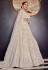 Off white georgette a line lehenga choli 9707