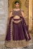 Purple georgette circular lehenga choli 2032