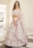 Off white silk circular lehenga choli 1993