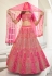 Pink silk circular lehenga choli 1995