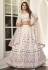 Off white silk circular lehenga choli 1996