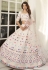 Off white silk circular lehenga choli 1996