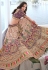 Pink velvet wedding lehenga choli 998