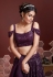 Purple soft net circular lehenga choli 104