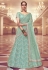 Sea green net circular lehenga choli 5197