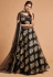 Black soft net circular lehenga choli 7306