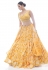 Yellow jacquard circular lehenga choli 1028