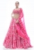 Pink jacquard circular lehenga choli 1021