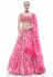 Pink jacquard circular lehenga choli 1021