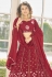 Maroon georgette lehenga choli with sequence work 1984